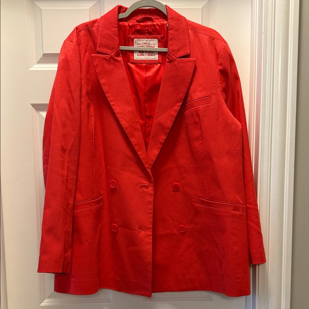 Levi's Classic Red Blazer